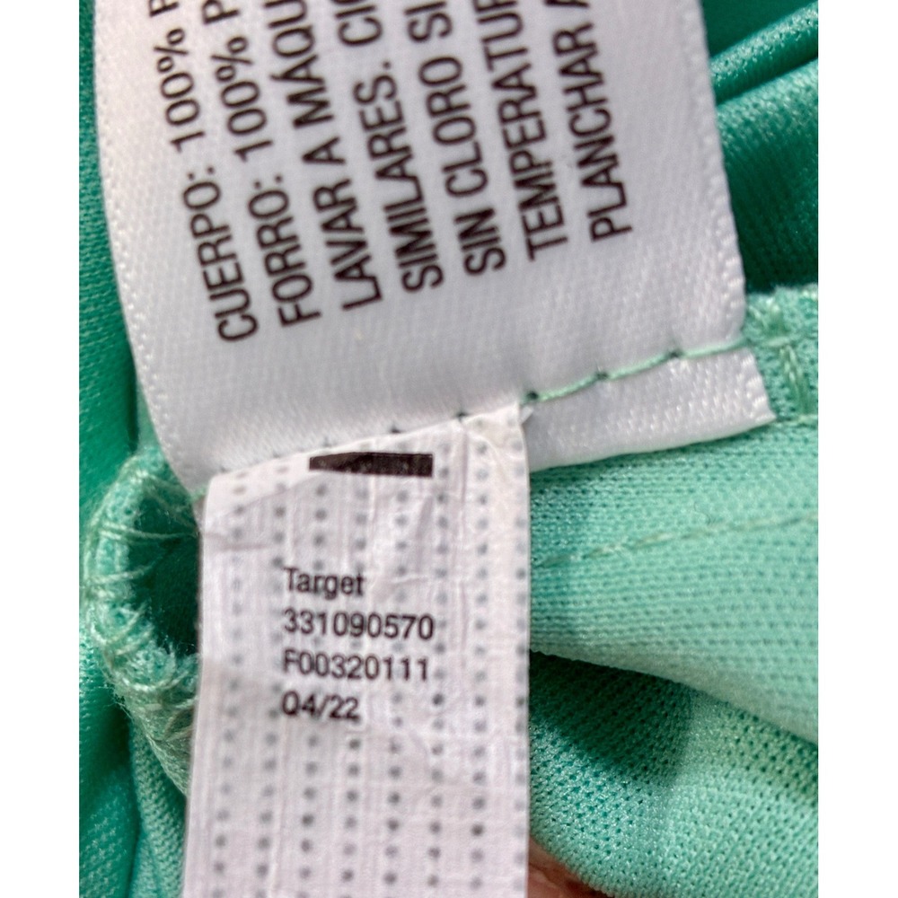 Wild Fable Dress Aqua Green Hi-Lo Ruffle Hem Spaghetti Strap XS New with Tags‎ - Picture 8 of 9